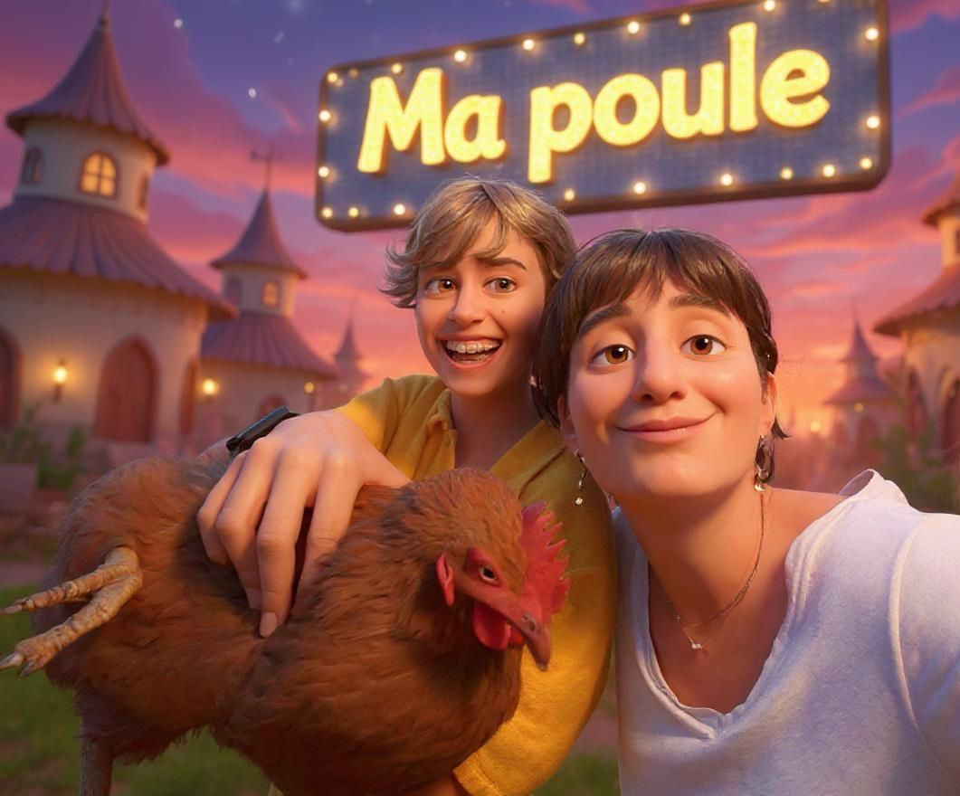 Photo après transformation IA photobooth Bebooth